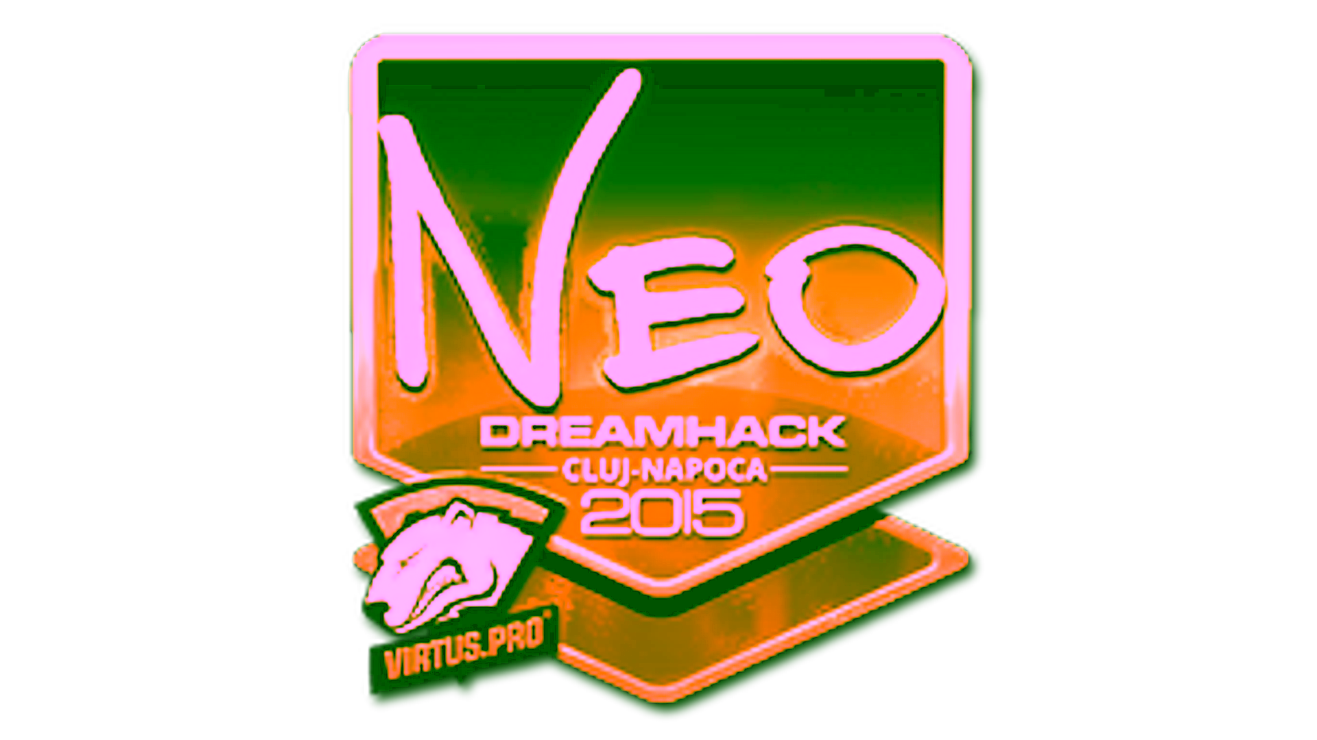 Display for Sticker | NEO (Gold) | Cluj-Napoca 2015
