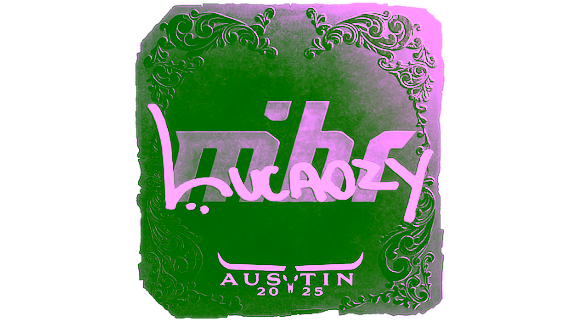 Display for Sticker | Lucaozy (Foil) | Austin 2025