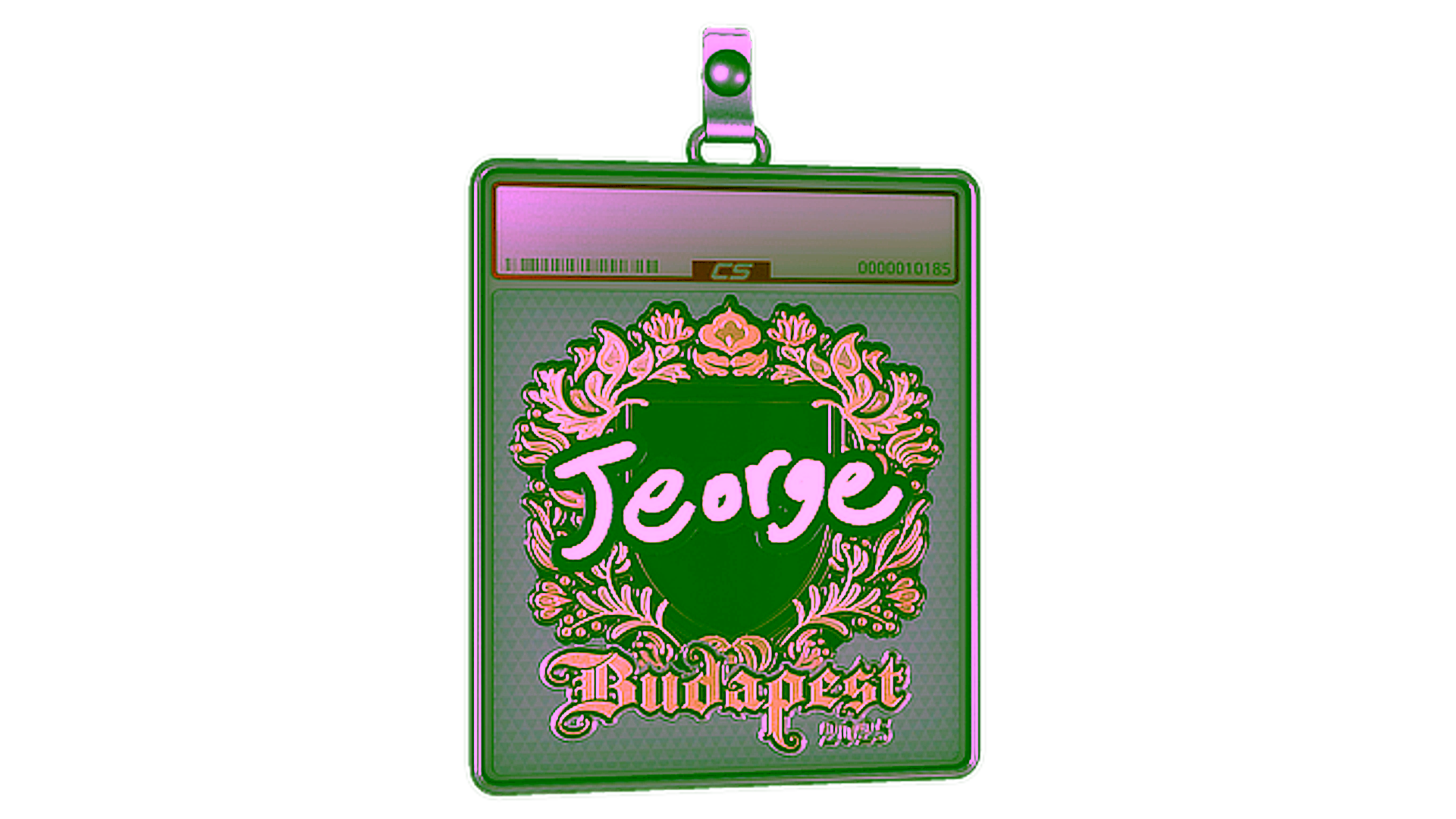 Affichage pour Sticker Slab | jeorge (Gold) | Budapest 2025