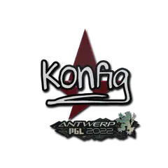 Sticker k0nfig Antwerp 2022