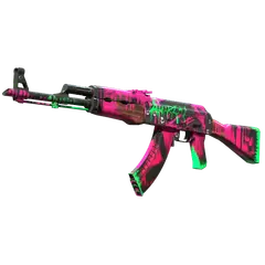 StatTrak™ AK-47 | Neon Revolution (Minimal Wear)