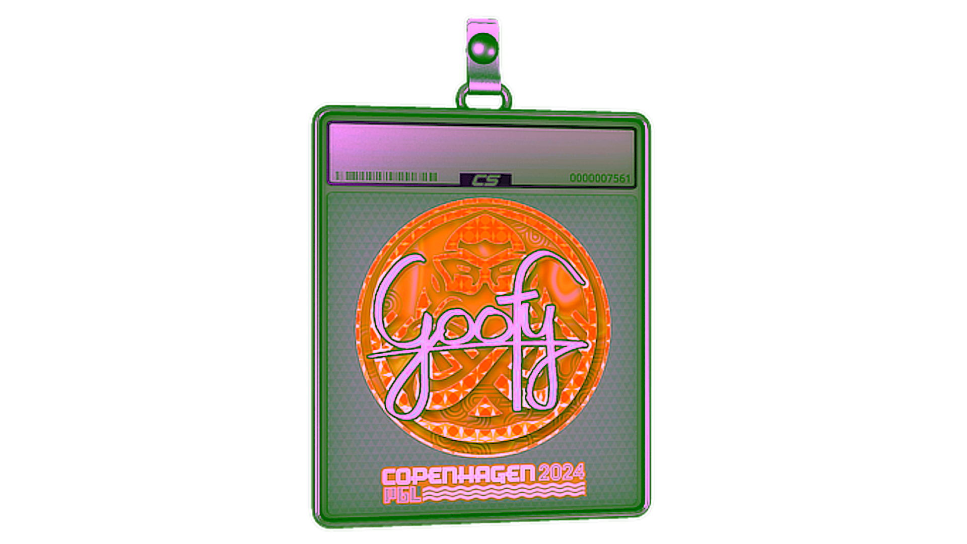 Display for Sticker Slab | Goofy (Holo) | Copenhagen 2024