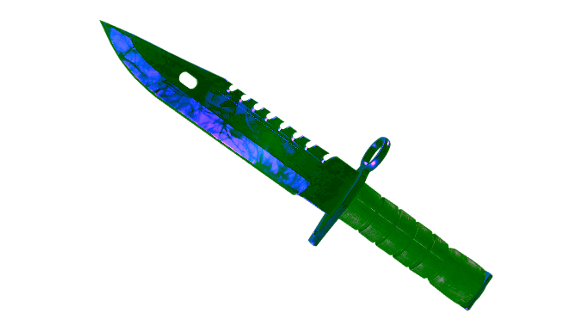 Display for ★ StatTrak™ M9 Bayonet | Doppler Sapphire (Minimal Wear)