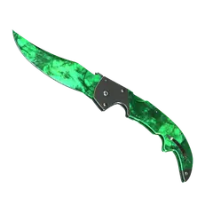 Falchion Knife Gamma Doppler Emerald