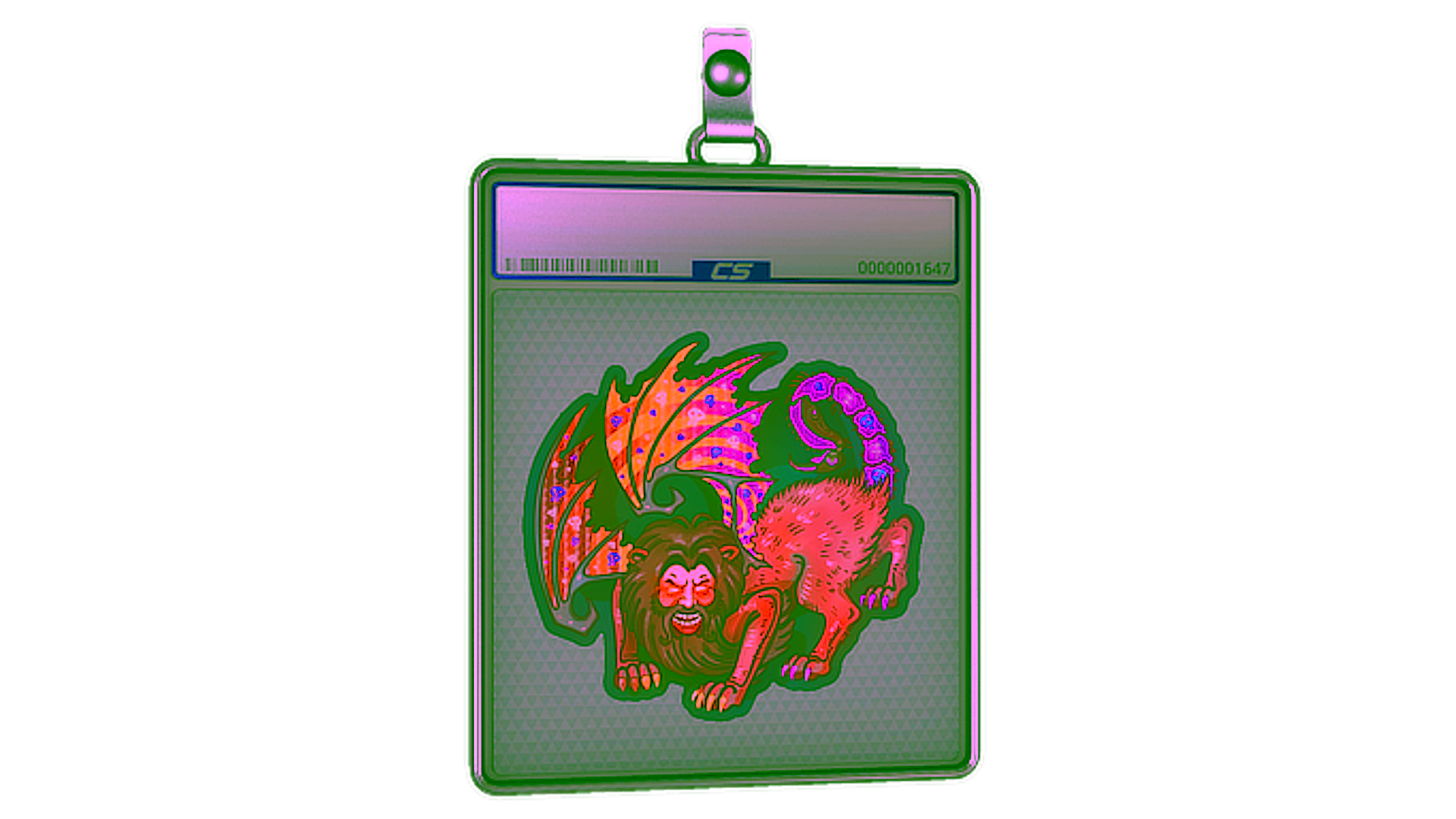 Anzeige für Sticker Slab | Manticore (Holo)