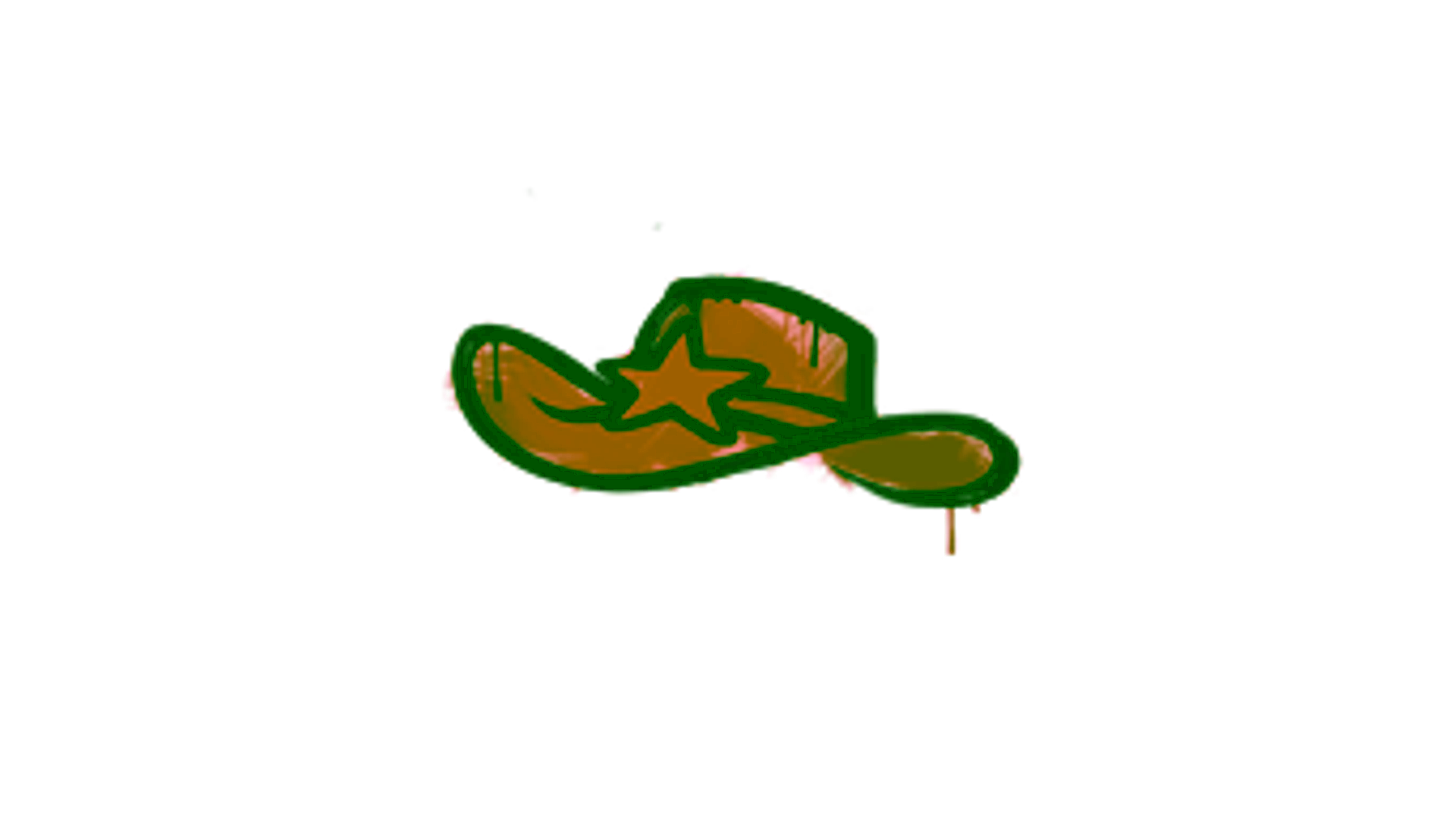 Display for Sealed Graffiti | Sheriff (Tiger Orange)