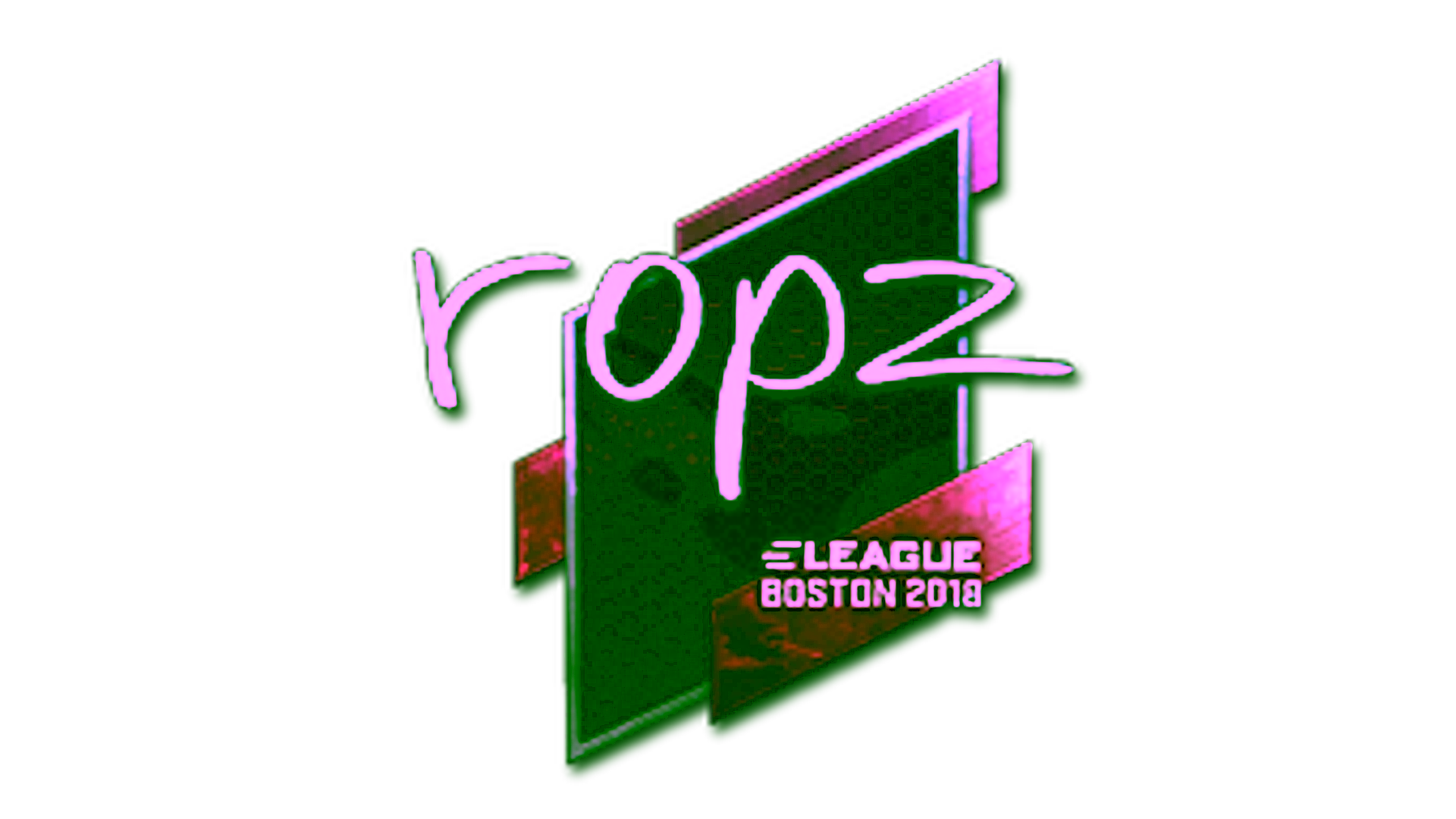 Display for Sticker | ropz (Foil) | Boston 2018