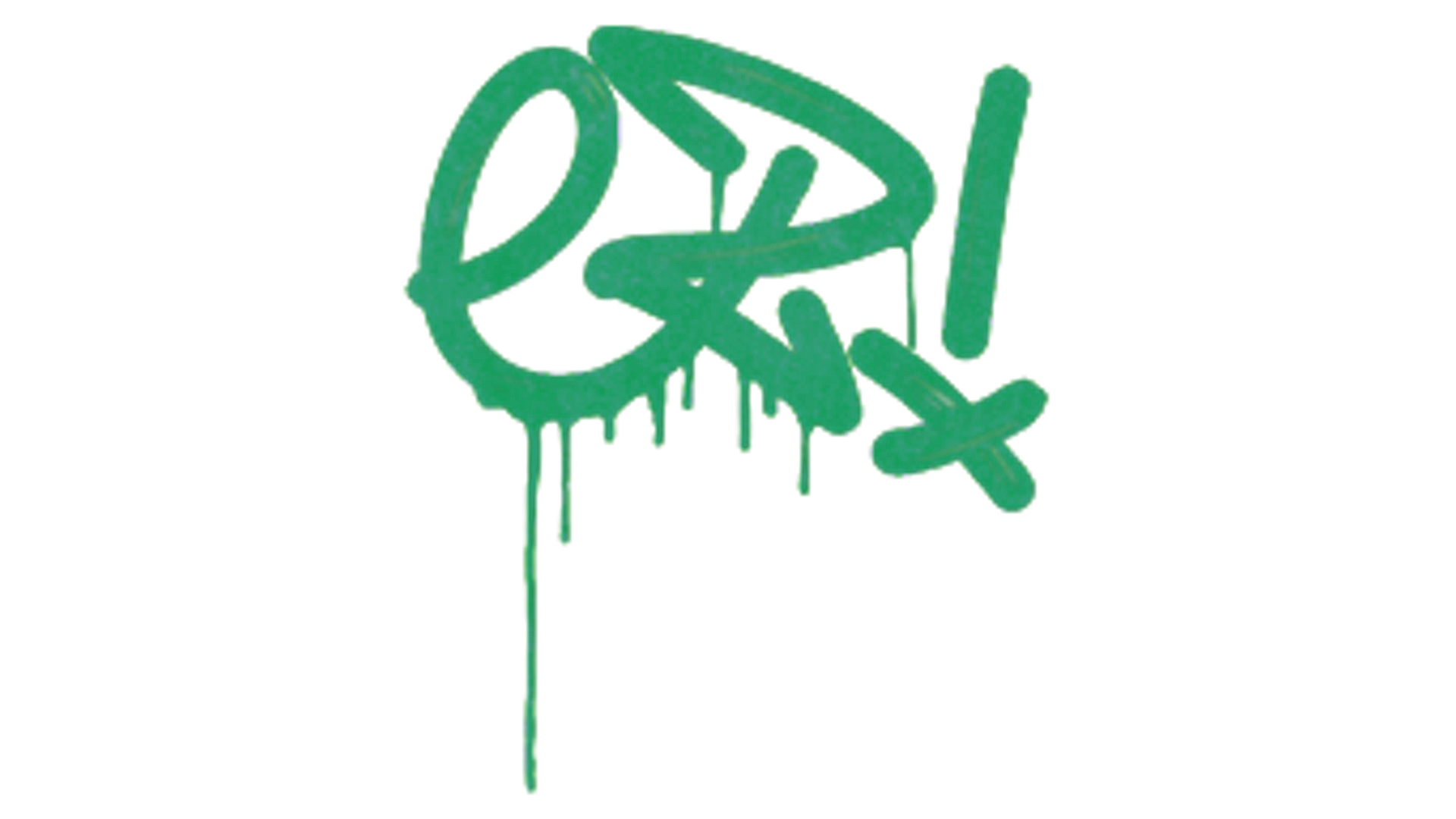 Display for Sealed Graffiti | Little EZ (Frog Green)