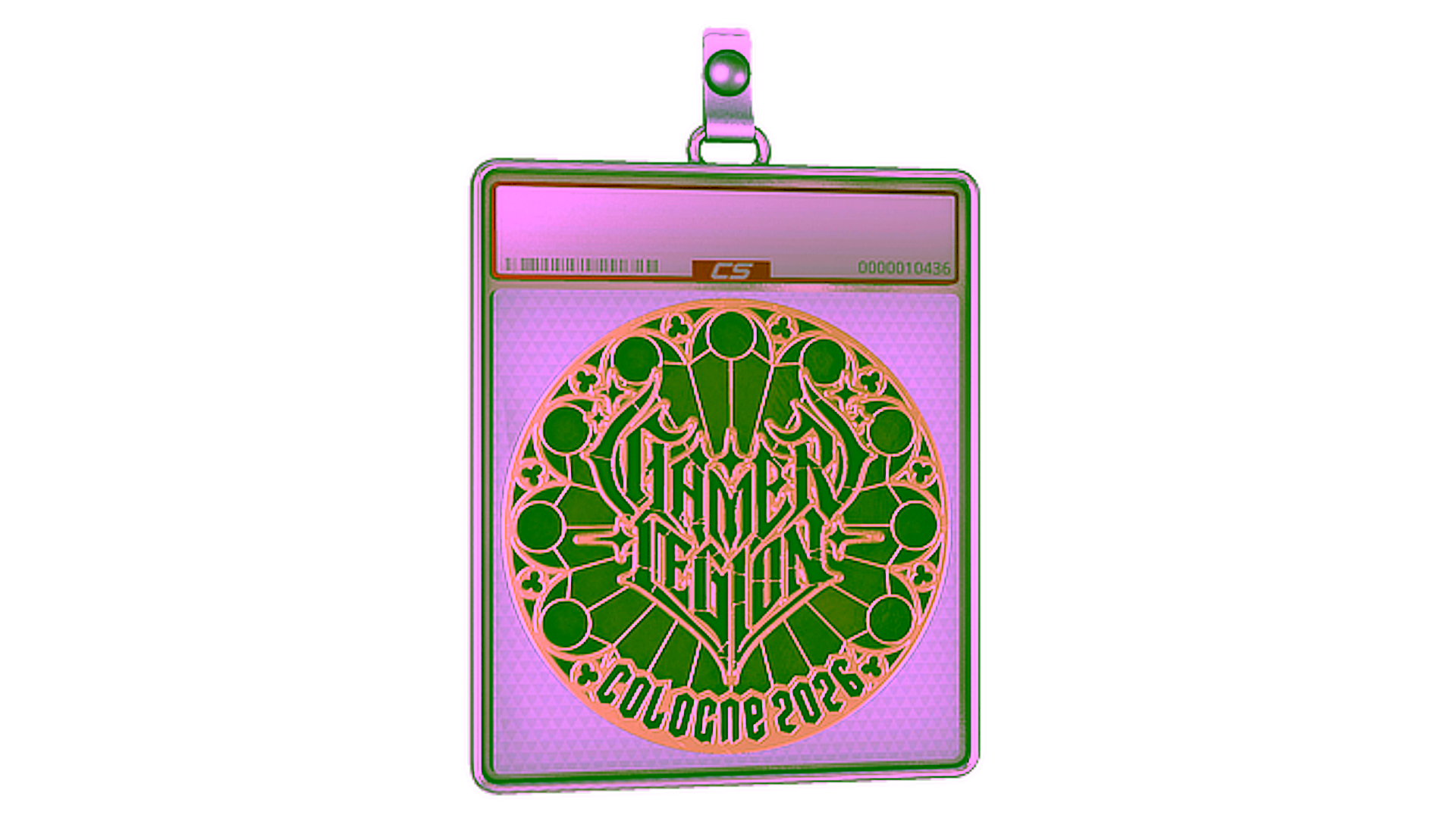 Display for Sticker Slab | GamerLegion (Gold) | Cologne 2026
