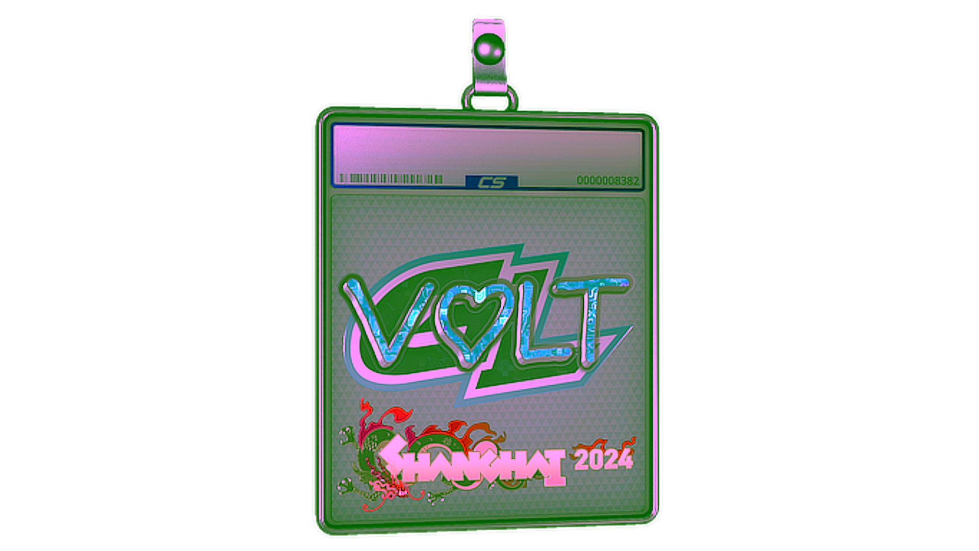 Sticker Slab | volt (Glitter) | Shanghai 2024 için görüntü