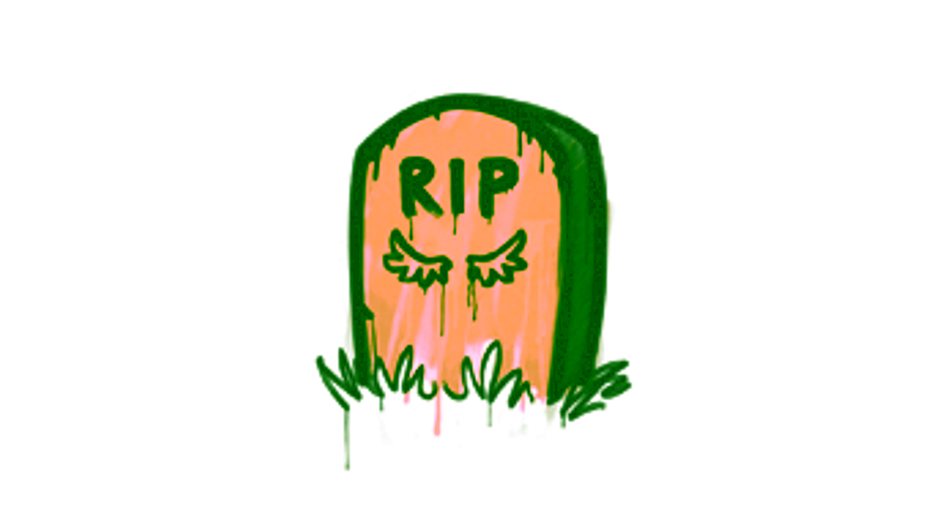 Display for Sealed Graffiti | Tombstone (Tracer Yellow)