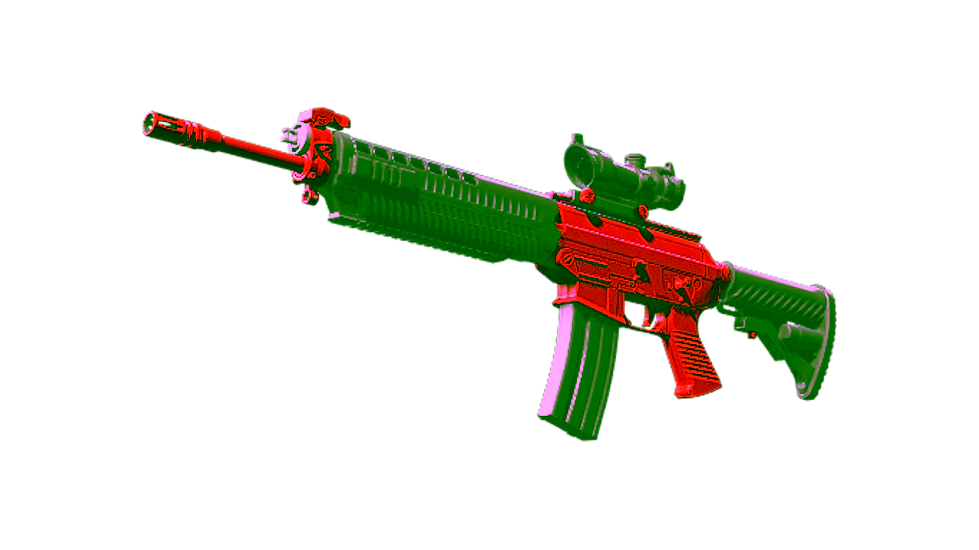 Display for Souvenir SG 553 | Candy Apple (Factory New)