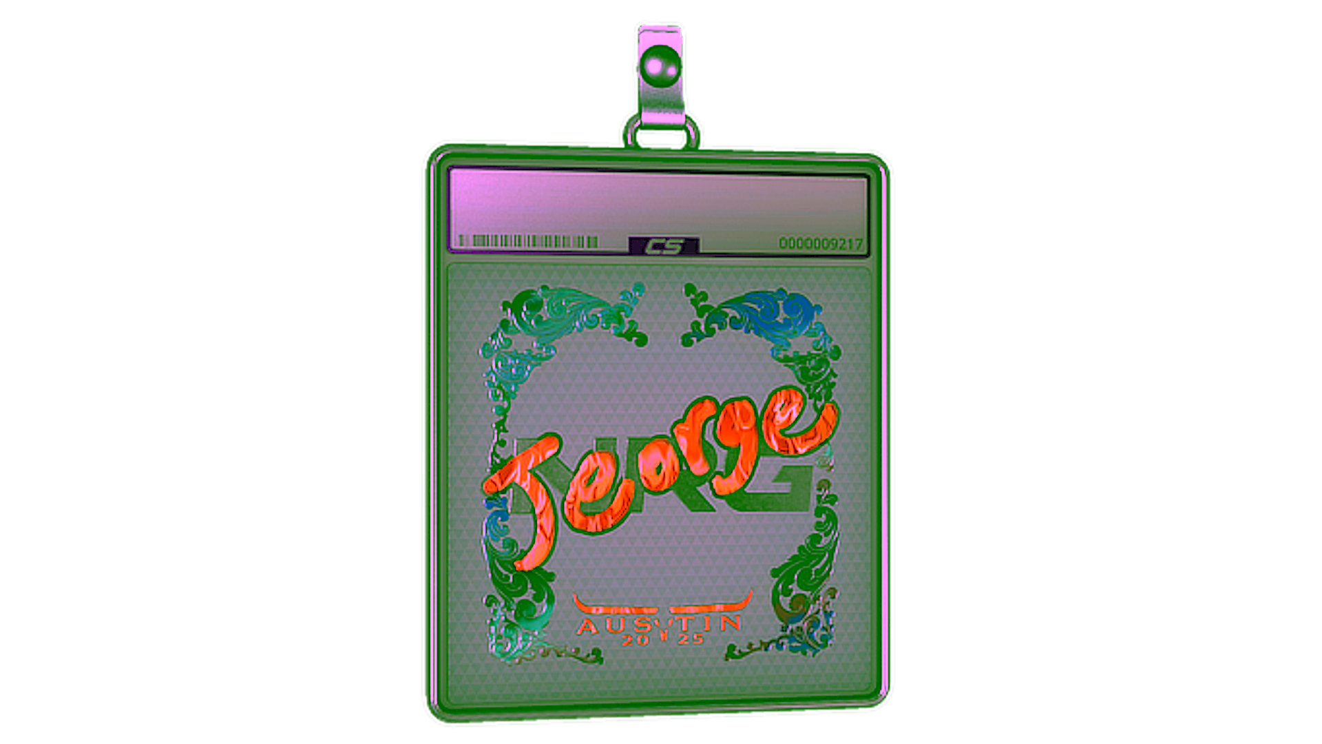 Visar för Sticker Slab | jeorge (Holo) | Austin 2025