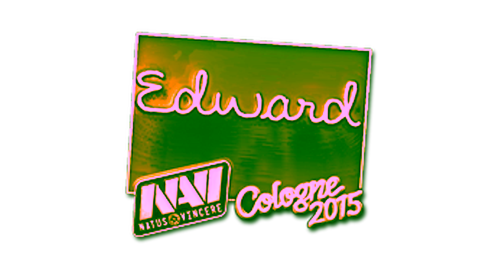 Visar för Sticker | Edward (Gold) | Cologne 2015