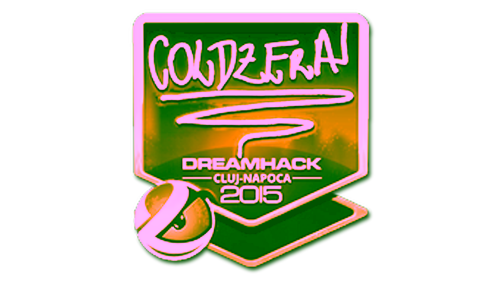 Дисплей для Sticker | coldzera (Gold) | Cluj-Napoca 2015