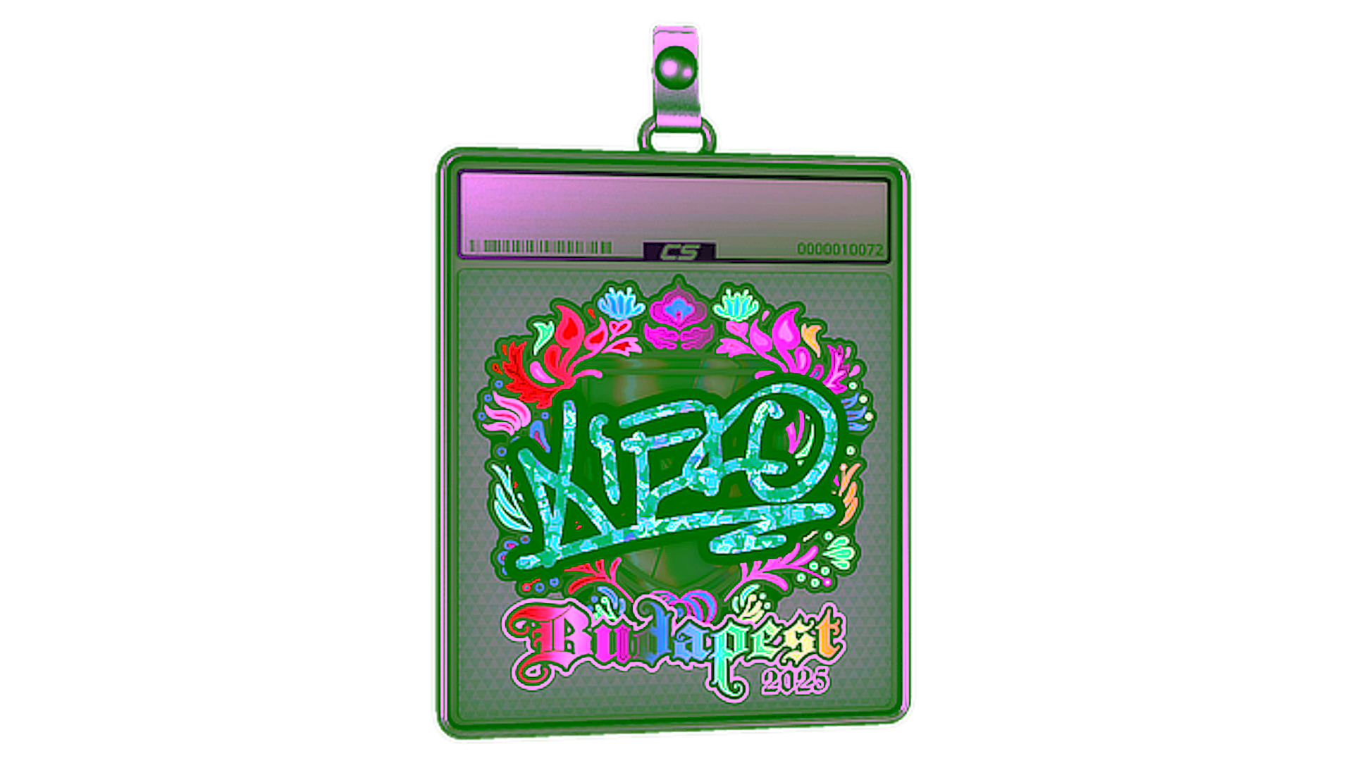 Display for Sticker Slab | xiELO (Holo) | Budapest 2025