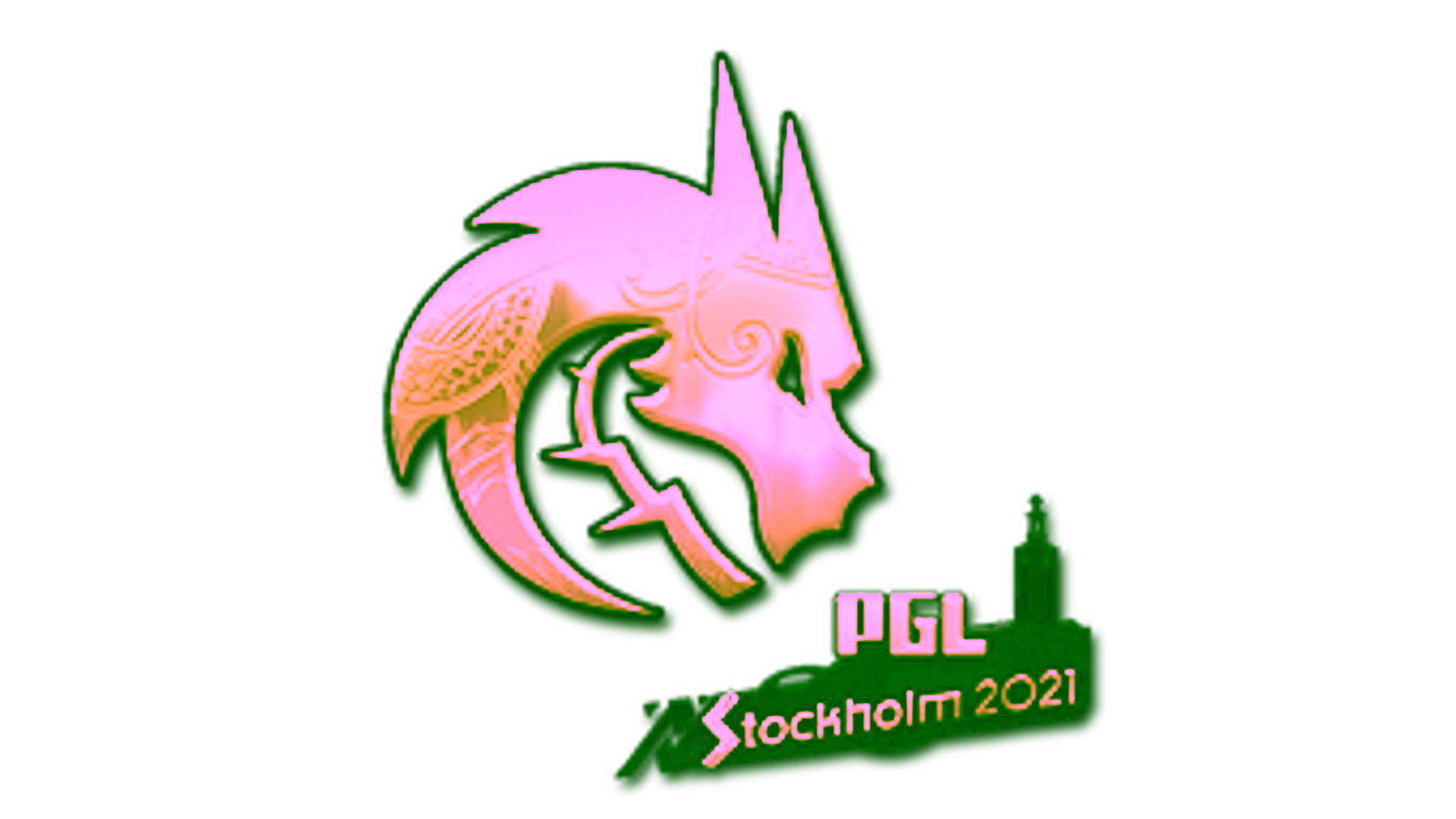 Display for Sticker | Team Spirit (Gold) | Stockholm 2021