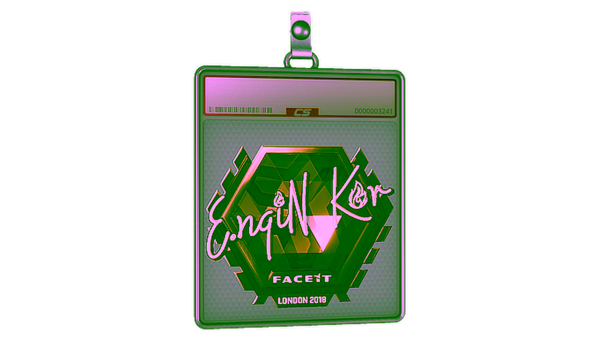 Display for Sticker Slab | ngiN (Gold) | London 2018