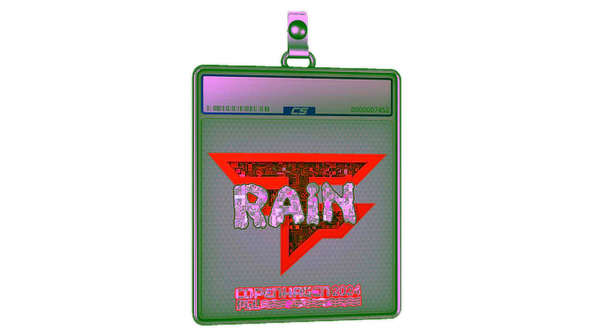 Display for Sticker Slab | rain (Glitter) | Copenhagen 2024