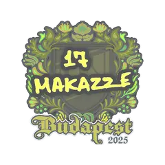 Sticker makazze Budapest 2025