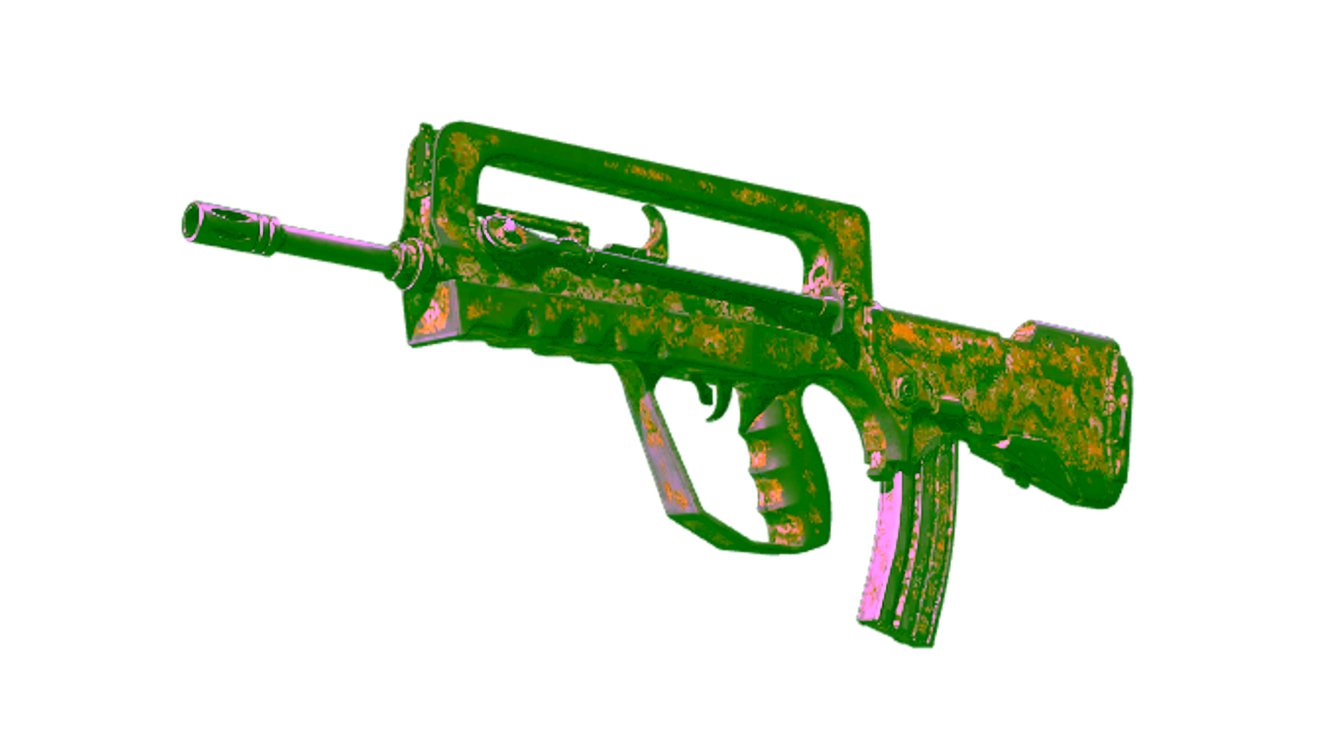 Display for StatTrak™ FAMAS | Macabre (Battle-Scarred)