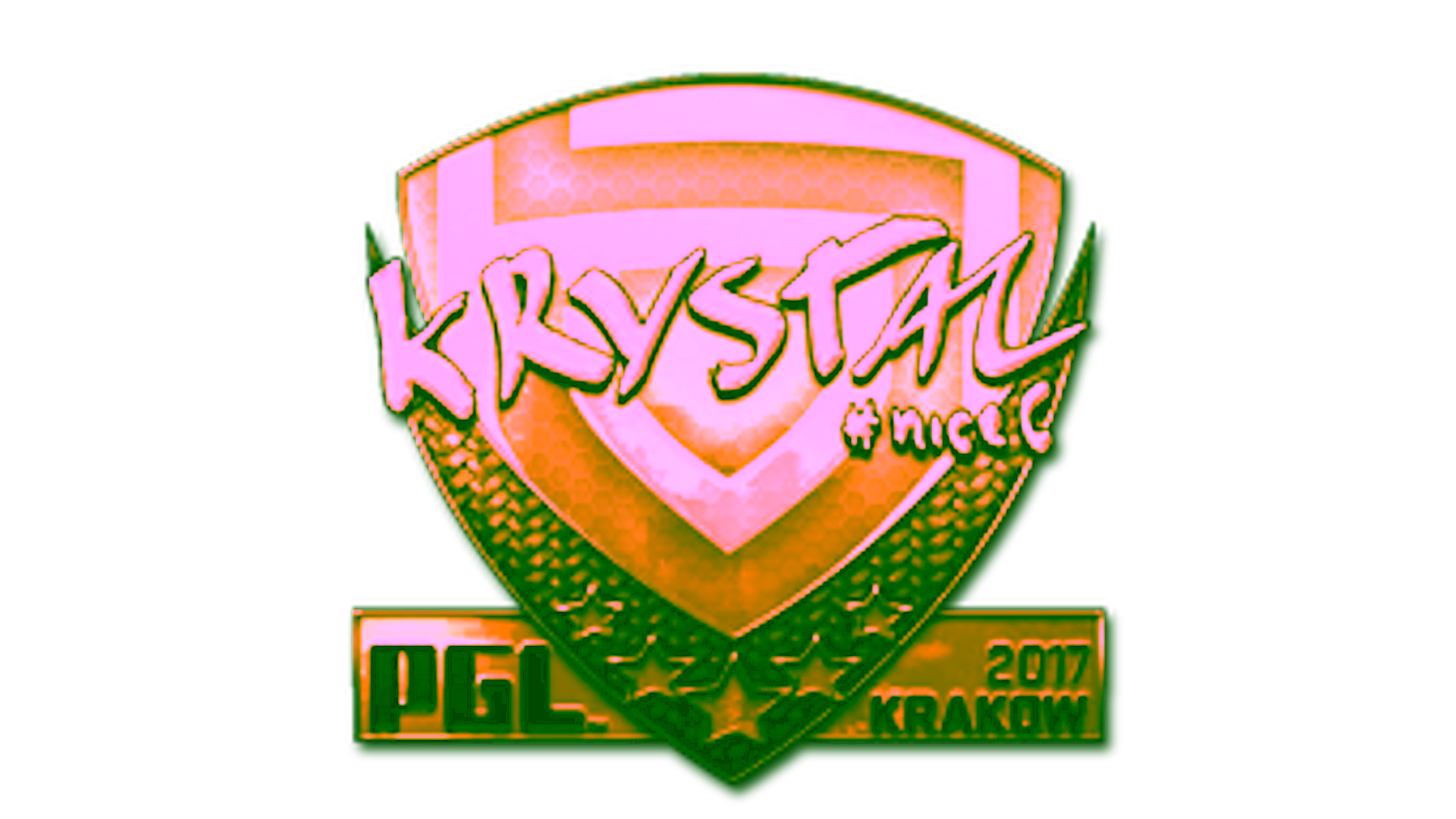 Display for Sticker | kRYSTAL (Gold) | Krakow 2017