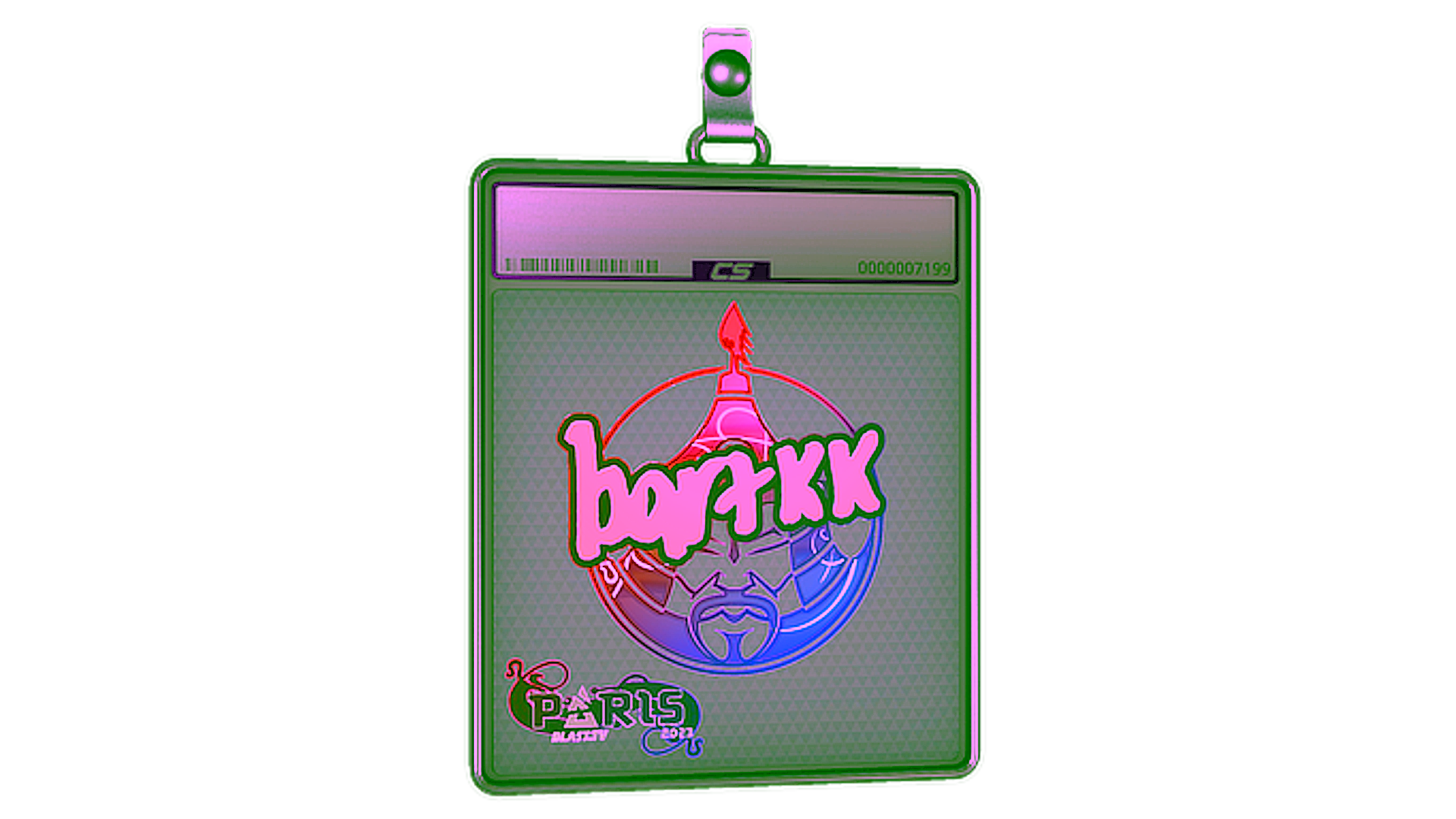 Exibição para Sticker Slab | Bart4k (Holo) | Paris 2023