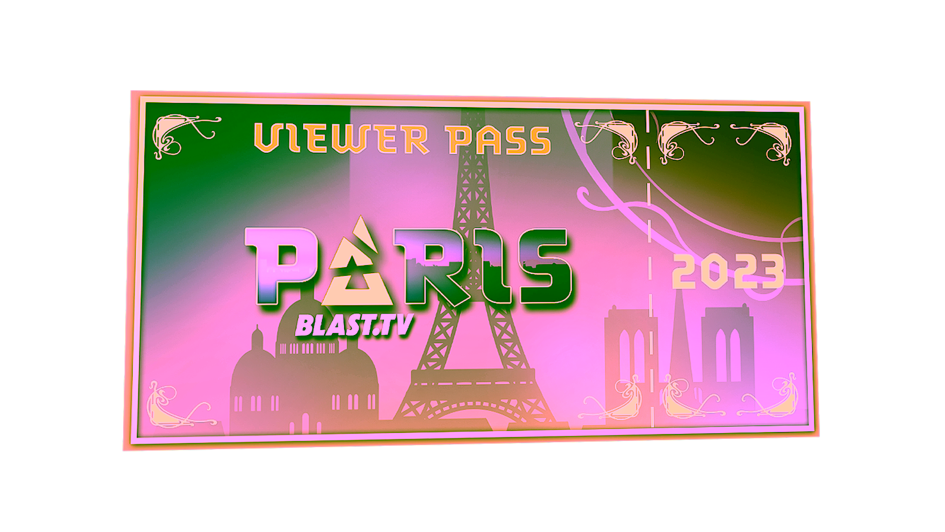 Display for Paris 2023 Viewer Pass