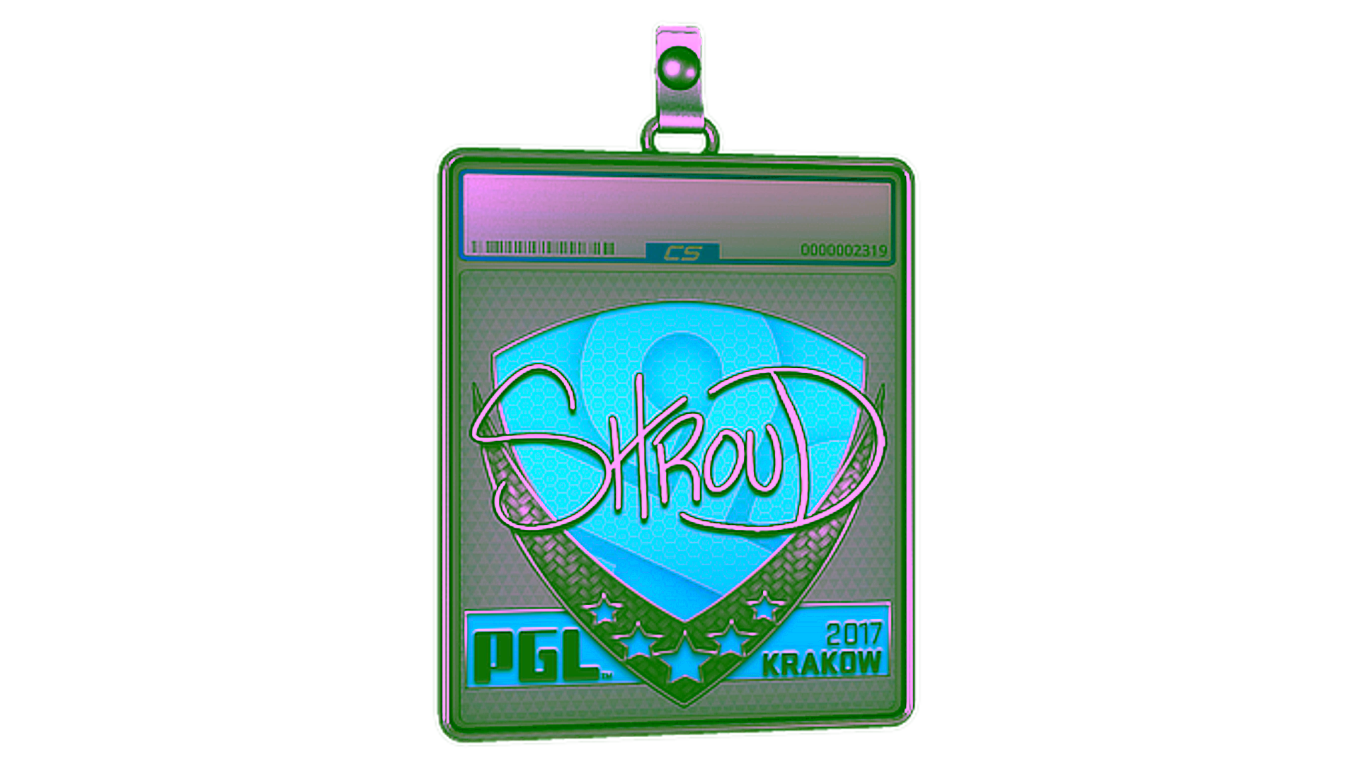 Display for Sticker Slab | shroud | Krakow 2017