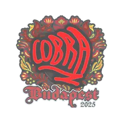 Sticker cobra Budapest 2025