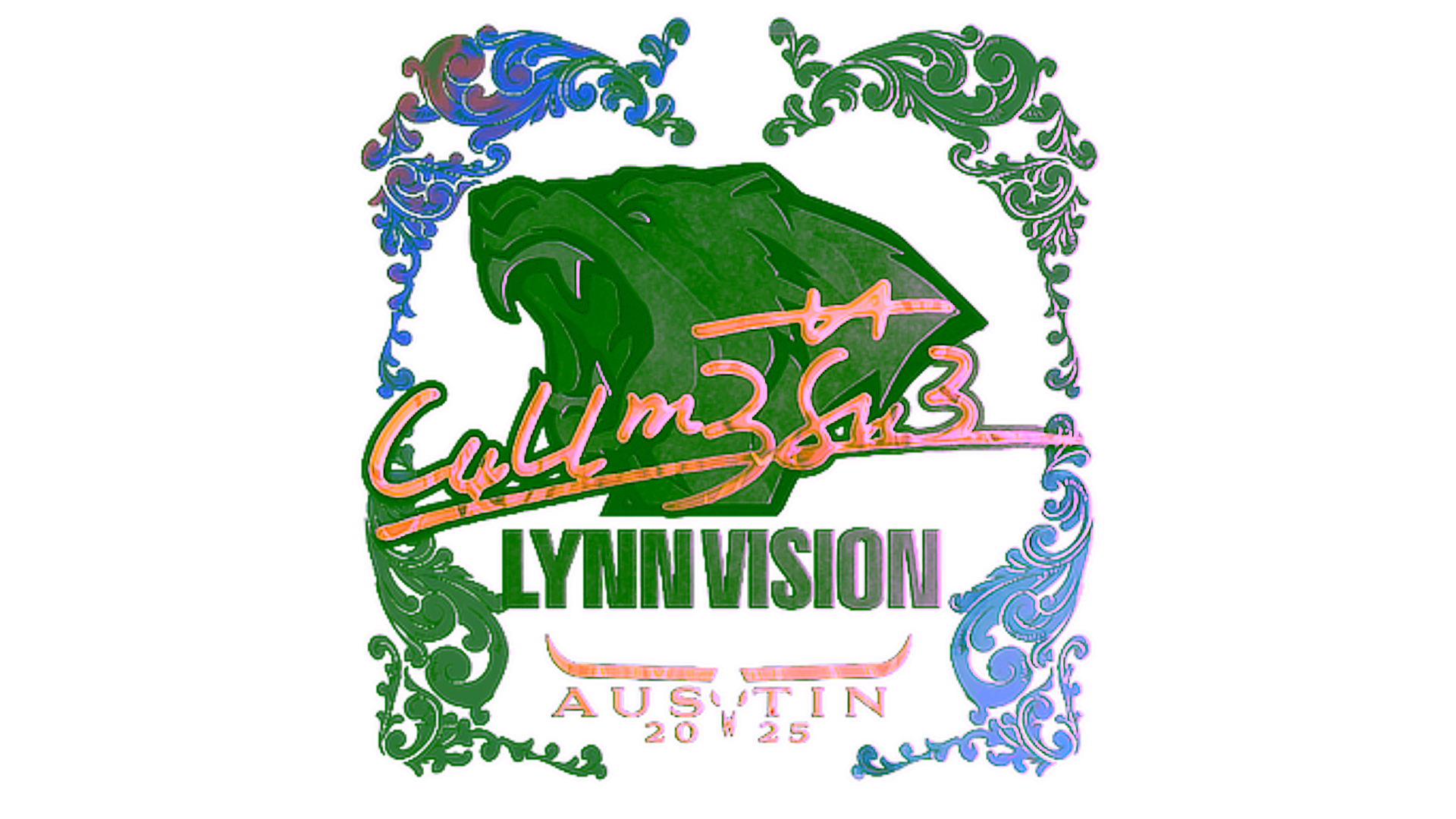 Display for Sticker | C4LLM3SU3 (Holo) | Austin 2025