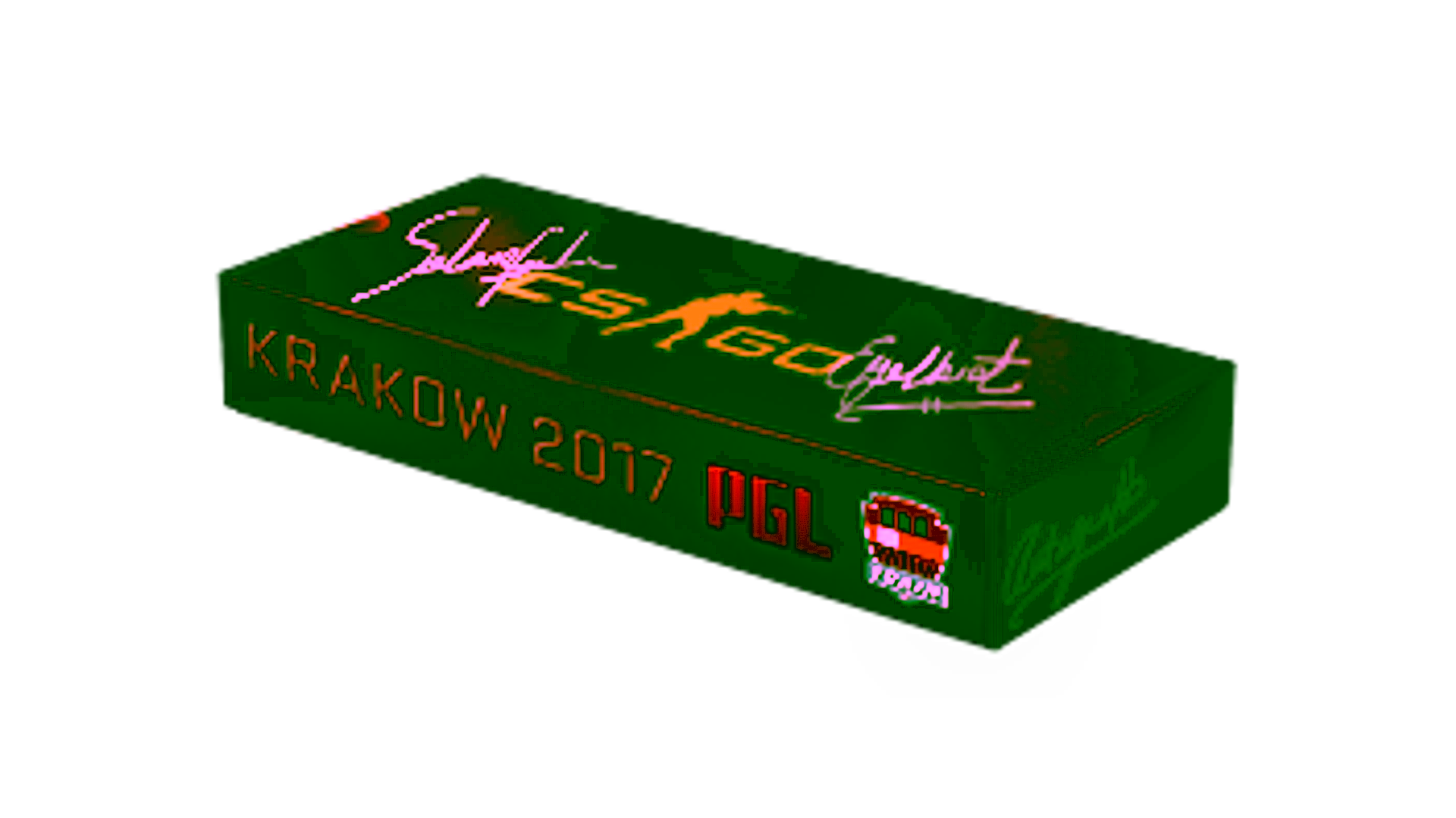 Display for Krakow 2017 Train Souvenir Package