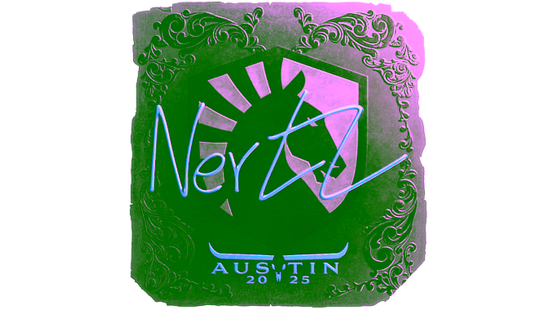 Display for Sticker | NertZ (Foil) | Austin 2025