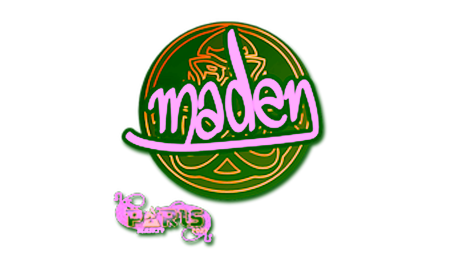 Visar för Sticker | maden | Paris 2023