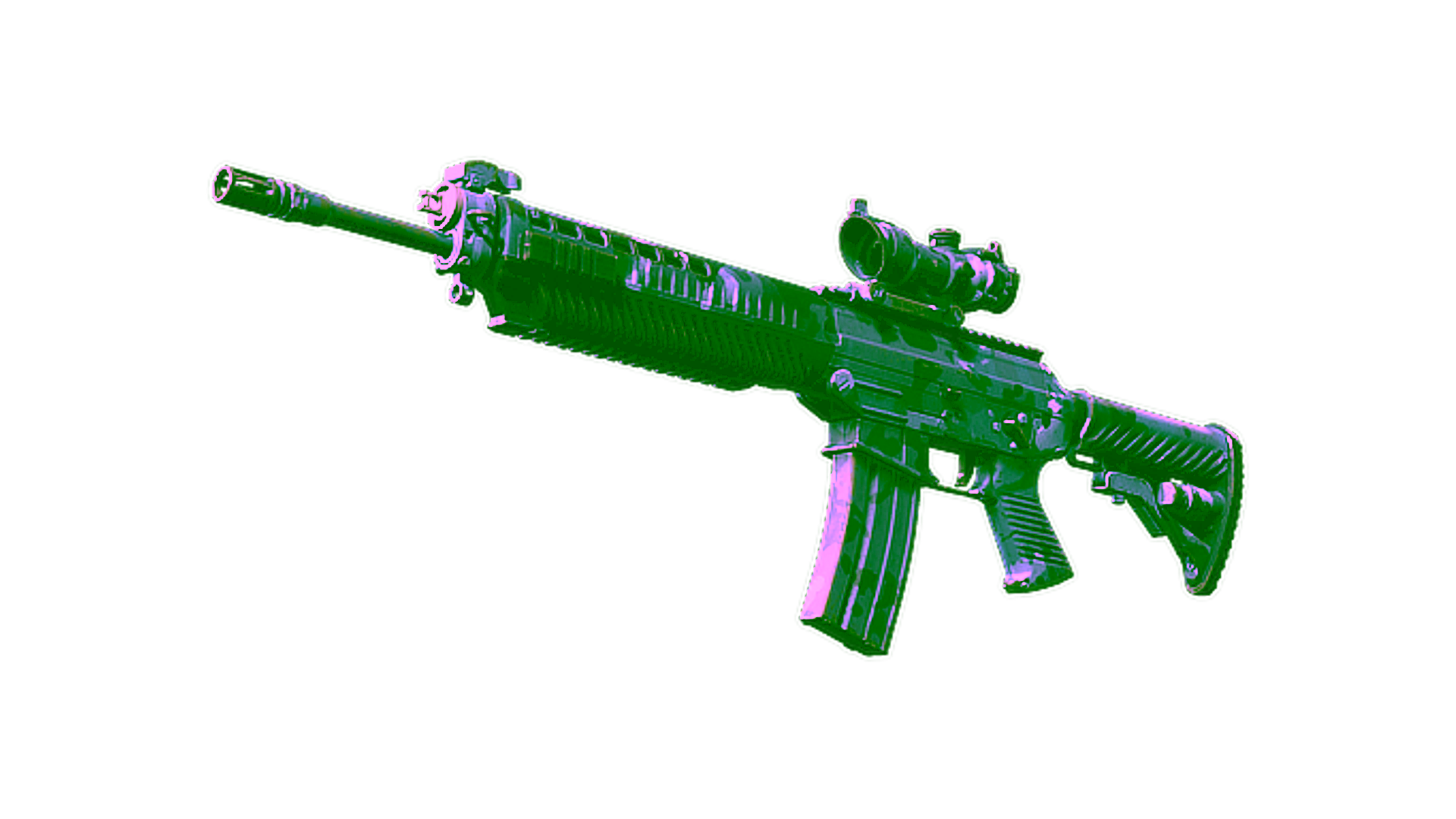 Display for Souvenir SG 553 | Night Camo (Well-Worn)