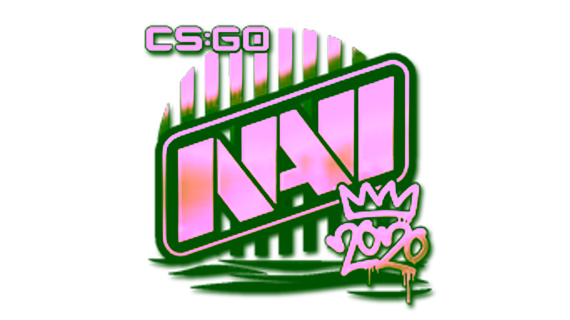 Display for Sticker | Natus Vincere (Gold) | 2020 RMR