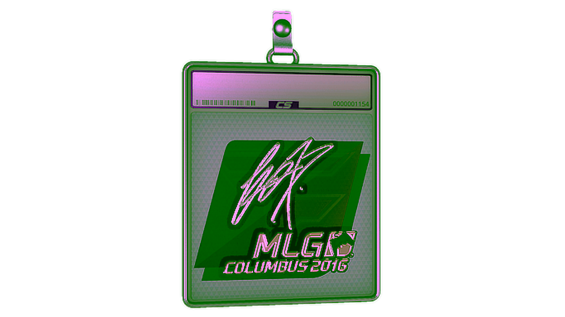 Display for Sticker Slab | fox (Foil) | MLG Columbus 2016