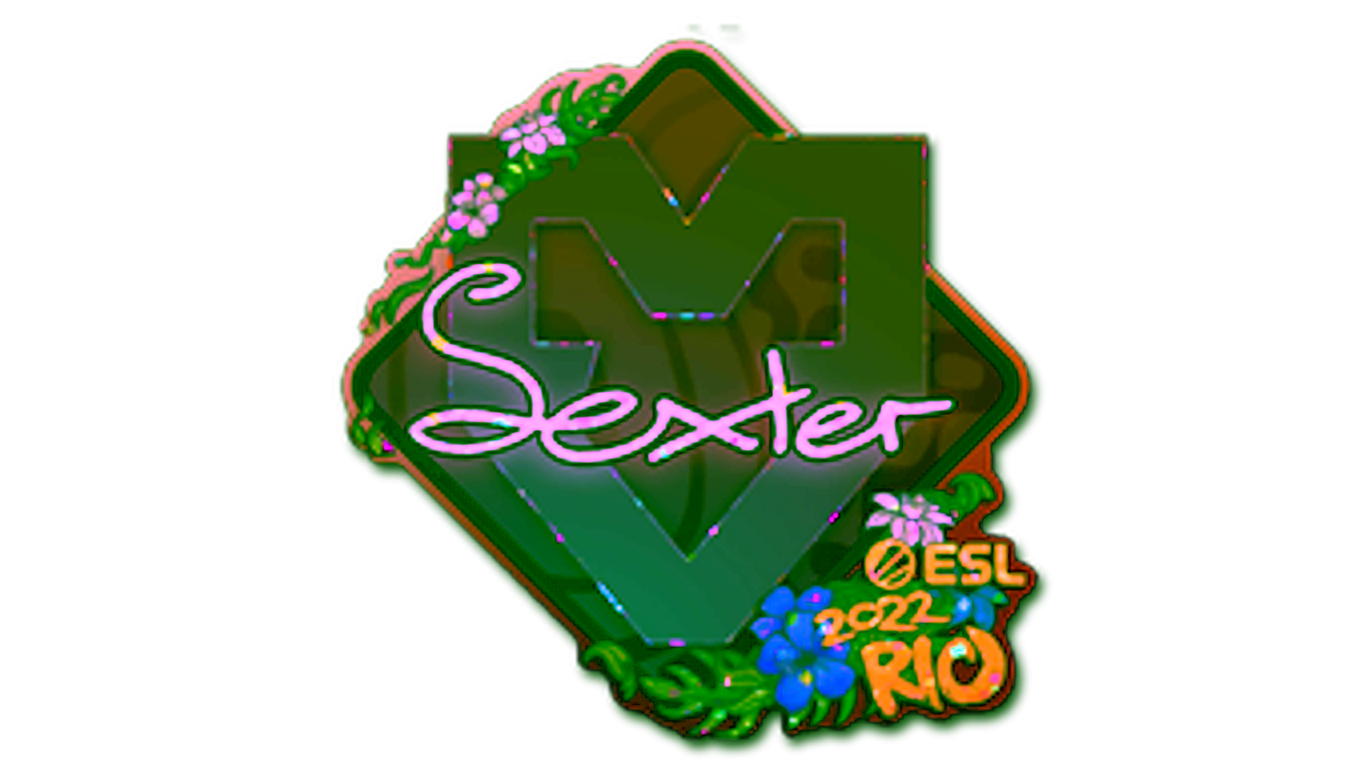 Sticker | dexter (Glitter) | Rio 2022 için görüntü