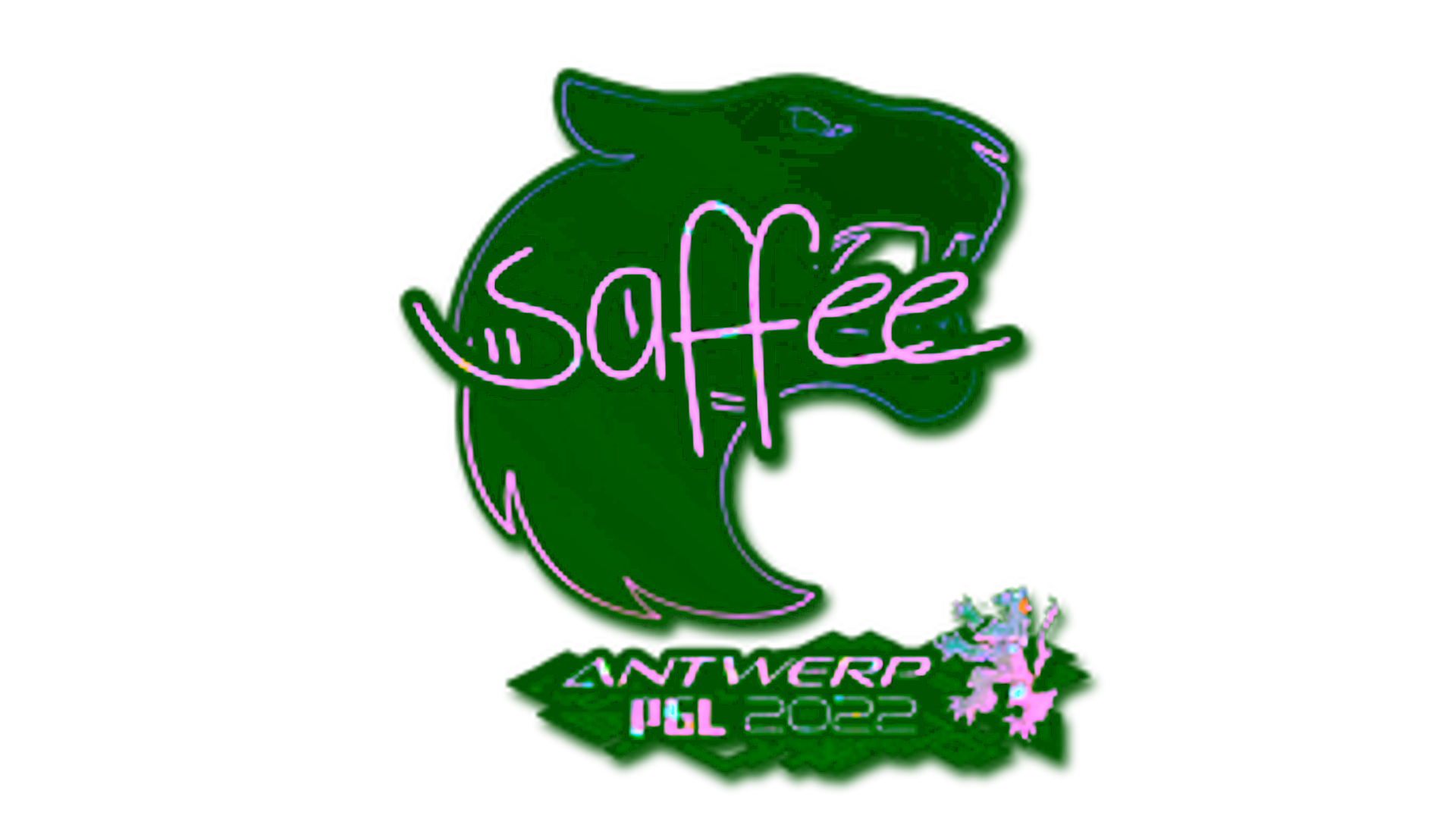 Display for Sticker | saffee (Glitter) | Antwerp 2022
