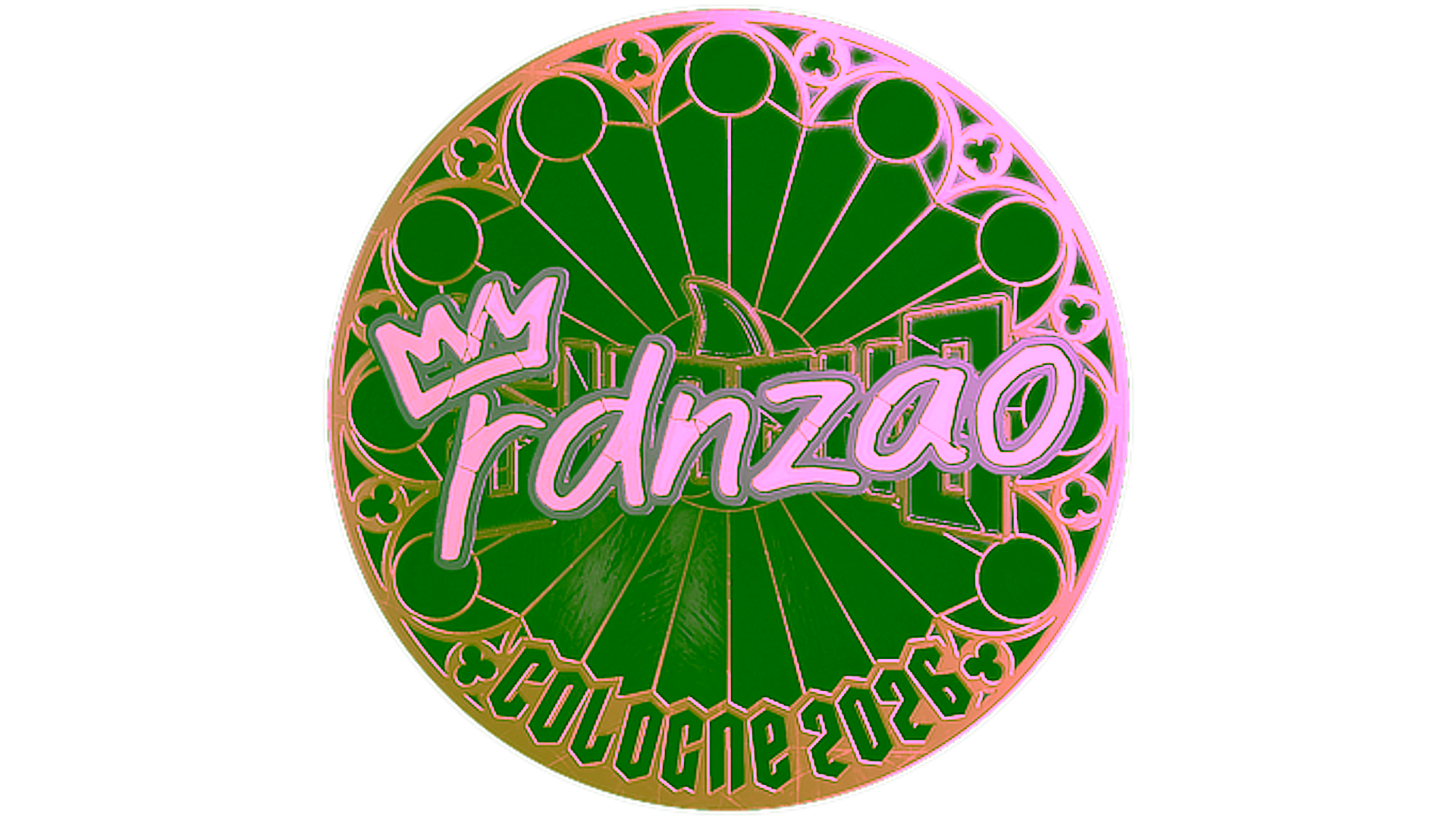 Display for Sticker | rdnzao (Gold) | Cologne 2026