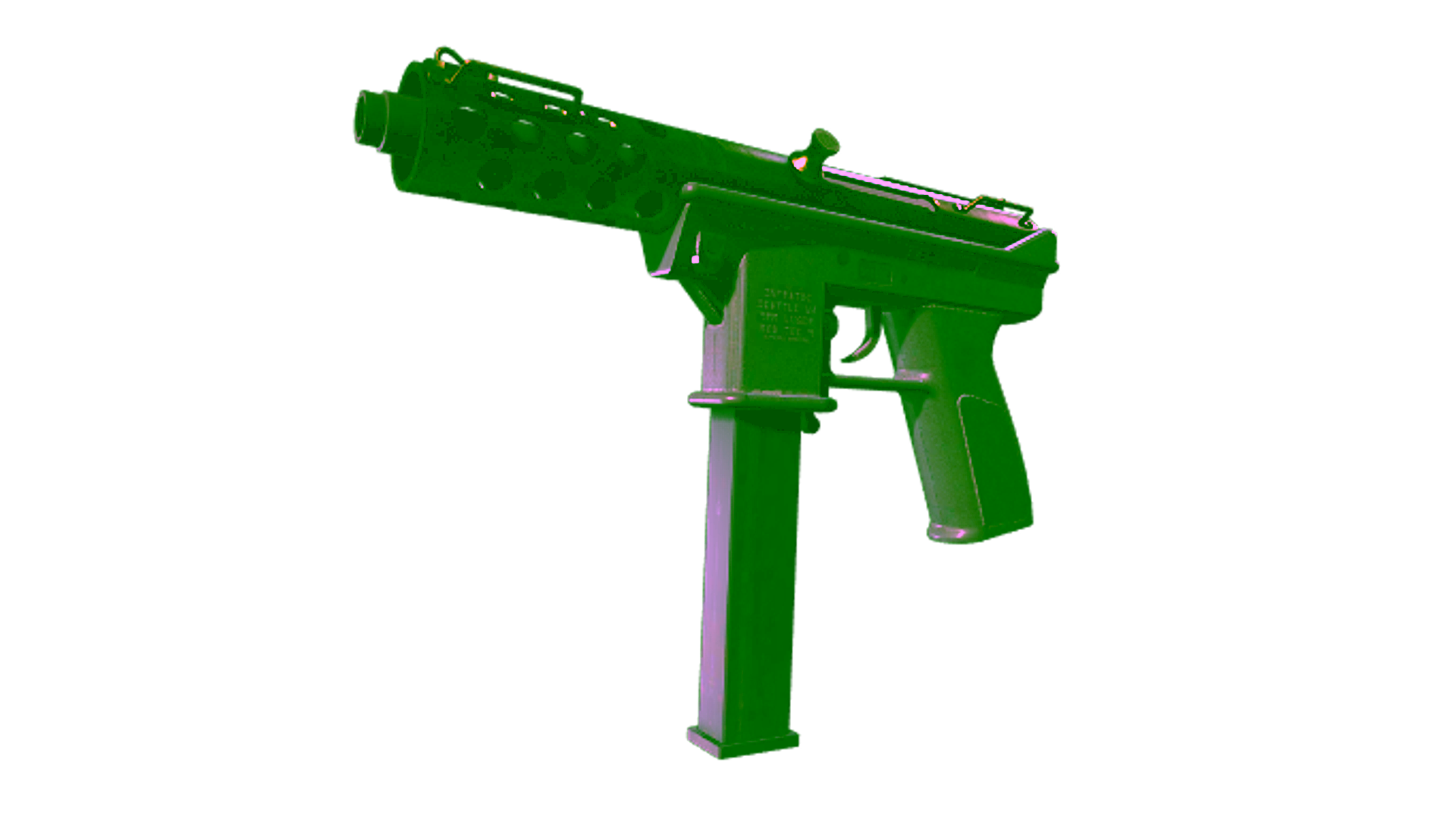Display for Souvenir Tec-9 | Brass (Battle-Scarred)