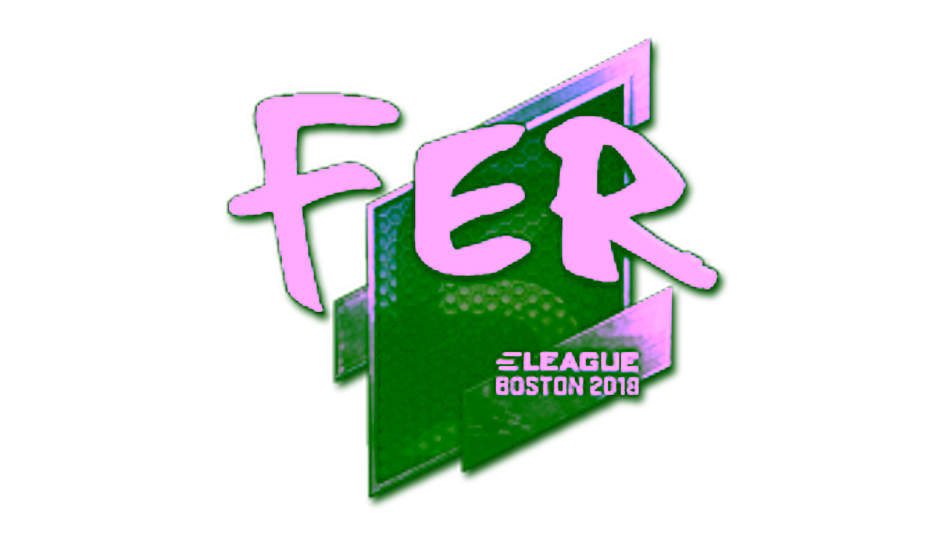 Display for Sticker | fer (Foil) | Boston 2018