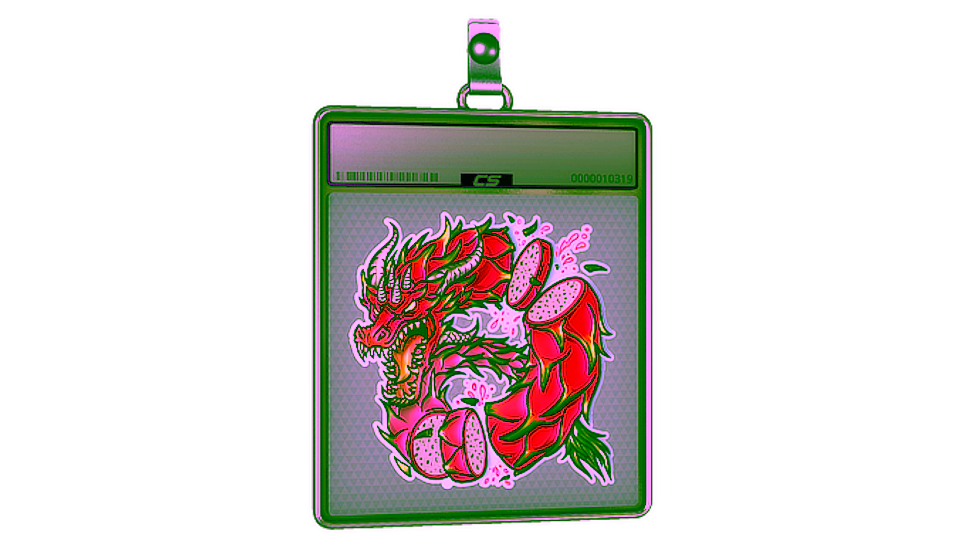 Display for Sticker Slab | Dragon Fruit (Foil)