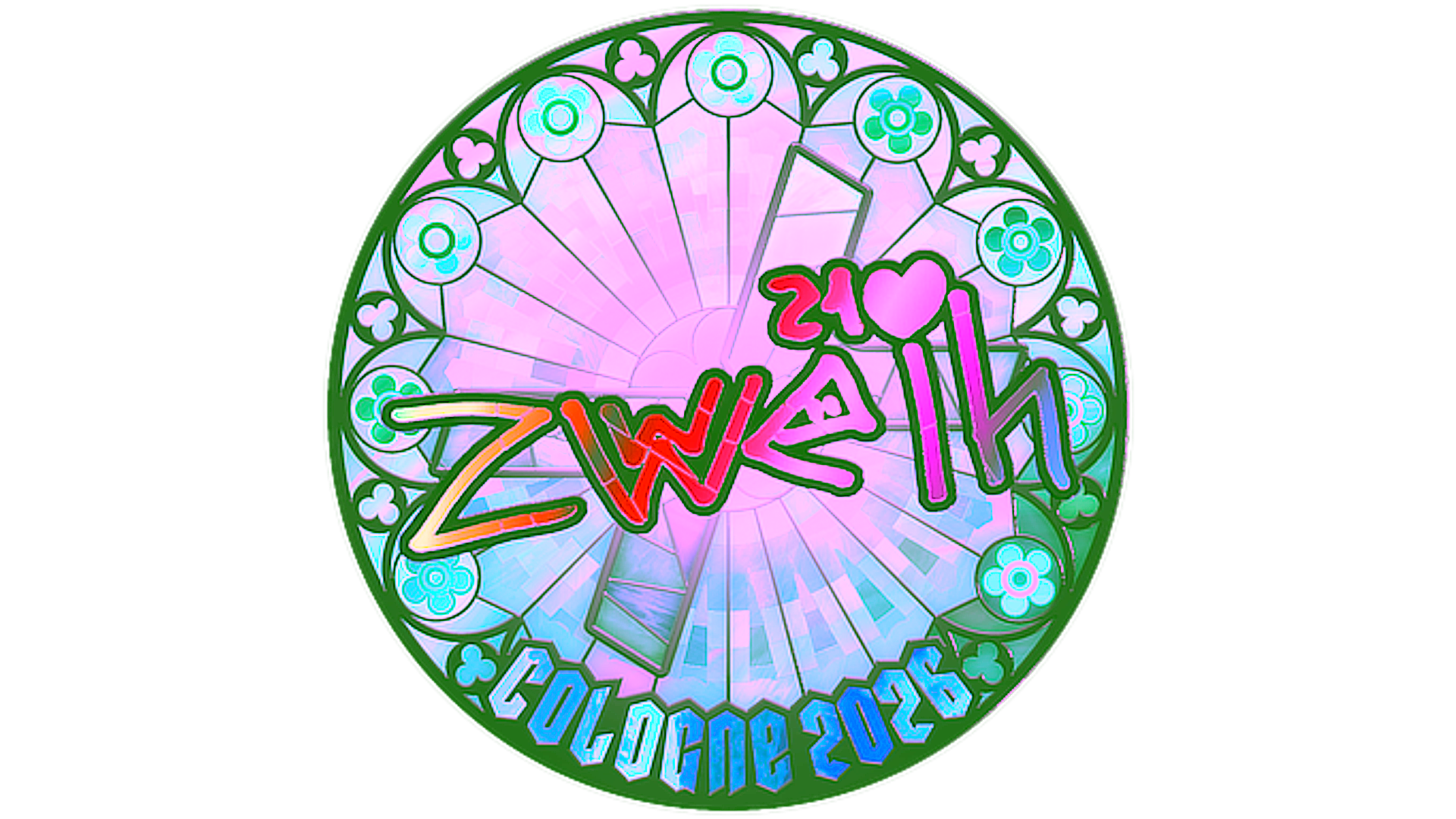 Display for Sticker | zweih (Holo) | Cologne 2026
