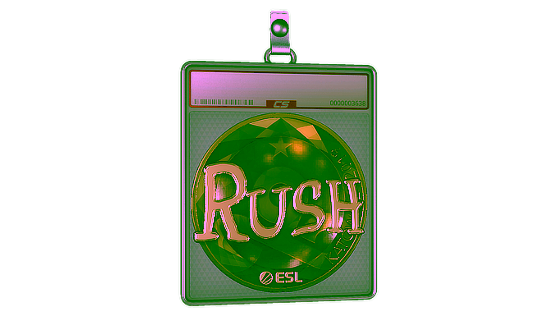 Affichage pour Sticker Slab | RUSH (Gold) | Katowice 2019