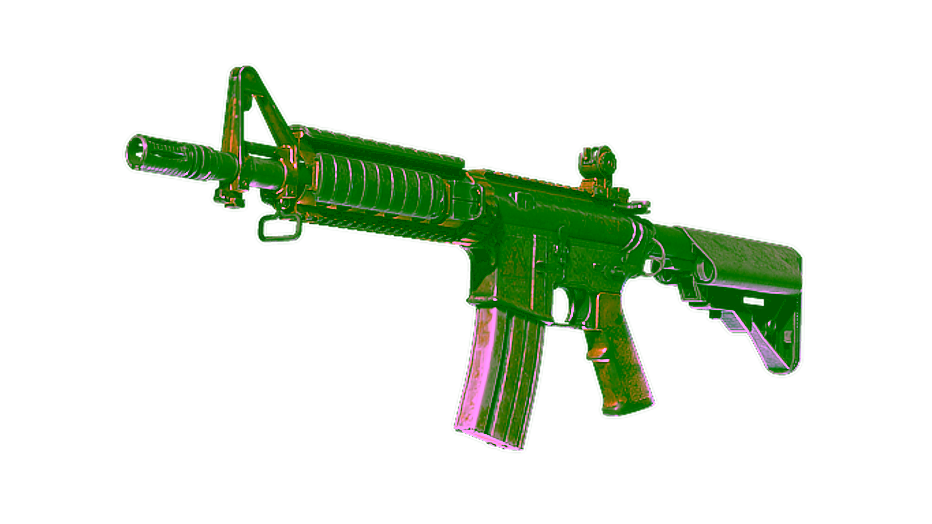 Display for Souvenir M4A4 | Sheet Lightning (Battle-Scarred)