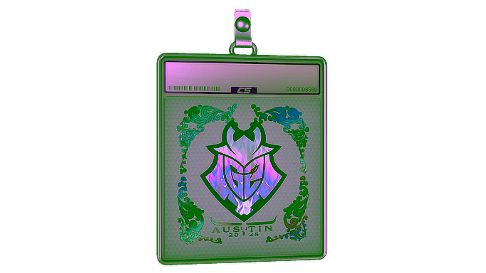 Display for Sticker Slab | G2 Esports (Holo) | Austin 2025