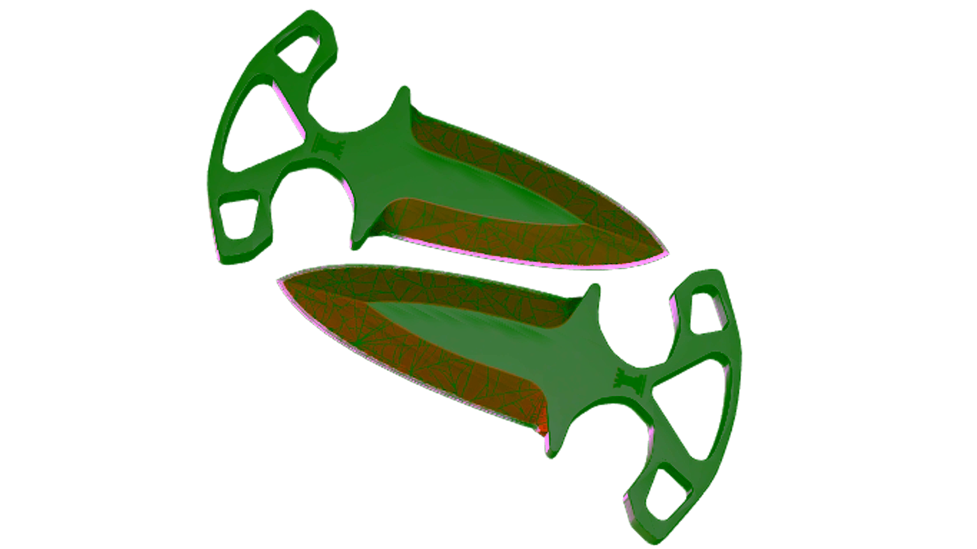 ★ Shadow Daggers | Crimson Web (Minimal Wear) için görüntü