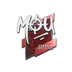 Sticker mou Boston 2018