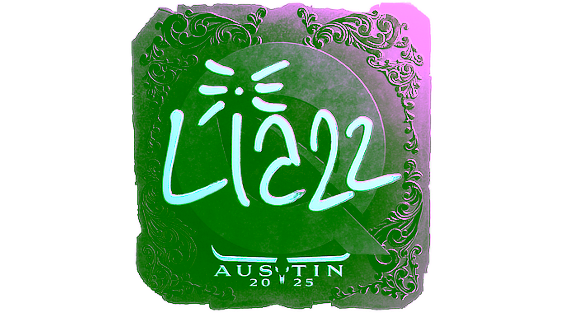 Display for Sticker | Liazz (Foil) | Austin 2025